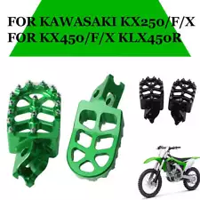 New ListingMotorcycle FootRest Footpegs Foot Pegs Pedals For KAWASAKI KX250F KX250 F KX450F