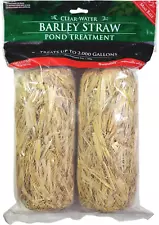 Summit Clear-Water Barley Straw Pond Treatment, 2-Pack, Treats Upto 2000 Gallons