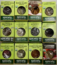 Spicely Organics Spices and Seasonings - CHOOSE ITEM!