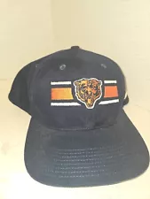 Vintage Chicago Bears Hat NFL Pro Line Authentic Snap Back Blue Nike