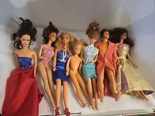 Lot Of Vintage Barbie Lot Dolls extremely old and valuable estate sale