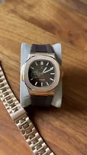 Custom Rose Gold “Nautilus” 40mm Seiko NH38 Mod Watch