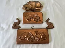 Copper Bunny Molds , Moving Need To Sell