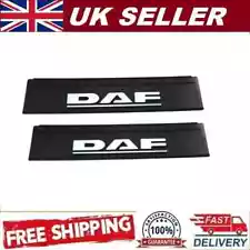 2X DAF TRUCK LORRY PAIR FRONT RUBBER MUD FLAPS MUDFLAPS 600x200 EMBOSSED LOGO