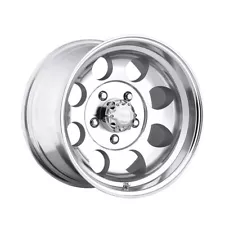 1 X Pacer 164P LT Mod Polished 15X7 5X4.50 83.06 Hub -09 Offset Polished Wheel