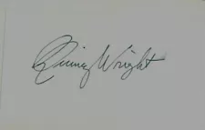 RARE! “International Law Pioneer" Quincy Wright Hand Signed 3.25X5.75 Card