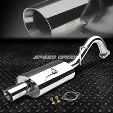 J2 3"ROLLED SLANT MUFFLER TIP CATBACK EXHAUST FOR 08-14 SCION xD XP110 2ZR-FE