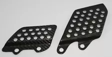 2000-2006 Kawasaki Ninja ZX-12R Heel Plates - 100% Carbon Fiber (For: Kawasaki Ninja ZX12R)