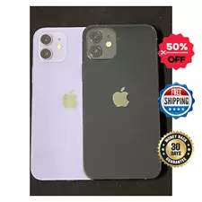 Apple iPhone 12 64GB/128GB Fully Unlocked Tmobile Verizon AT&T Purple/Black Goo