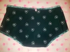 NWT Victoria's Secret PINK Velvet Trim Shortie Boyshort Panty