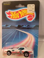 1987 HOT WHEELS CORVETTE STINGRAY #3973 BW 87 MY MOC W/PROTECT PAC