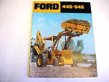 Ford 445, 545 Tractor Loader Backhoe Sales Brochure