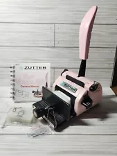 Zutter Bind-It-All V2.0 Complete Pink Scrapbooking Binder Punch Bind Machine