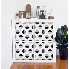 Decals for IKEA Kallax / Expedit Geometric Dotted stickers Circles Removable