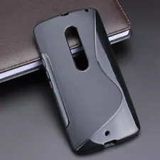 For Motorola Moto X Style / Pure Edition S Line Silicone Gel Skin Case -AntiSlip