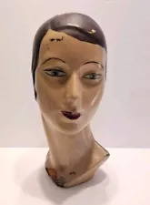 Vintage 1930s Mannequin Head