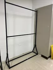 used retail clothing racks. 5W x 7H 2 Tiered Clothing Racks