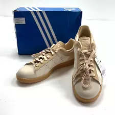 NIB Adidas Men's Stan Smith HQ6831 Beige Low Top Lace Up Sneaker Shoes Size 10