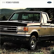 1989 Ford F-Series F-150 F-250 F-350 Pickup Truck Large Dealer Sales Brochure