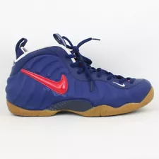 Nike Air Foamposite Pro Blue Void University Red- Size 11M/12.5W