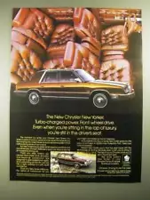 1987 Chrysler New Yorker Ad - Turbo-Charged Power