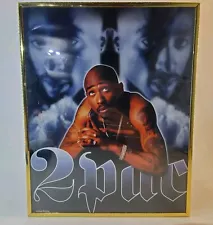 Vintage 2000s' Tupac Shakur Haiyan Nan 2pac Framed Poster 16x20 Scorpio Posters