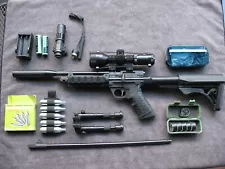 Customized Tactical Diana Chaser .22 Cal Pellet Rifle/Carbine w/Extras!