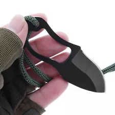 Mini Pocket Finger Paw Self-Defence Survival Fishing Neck Knife With Sheath