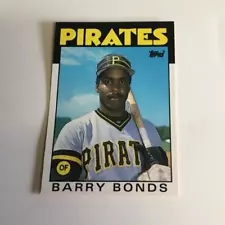 1986 Topps Traded Barry Bonds Baseball Card Ungraded # 11T