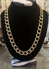 Substantial Textured Cuban Link Chain 22”