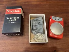 Sceptre Transistor Radio Model STR-217 In Box