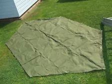 U.S. Army Shelter Half Pup Tent Groundsheet by Kay Canvas . Unique to Pup Tent