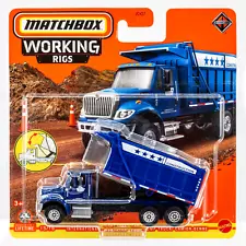 2024 Matchbox Working Rigs #15 International Workstar 7500 Dump Truck BLUE | FSC