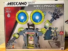 Meccano Tech 15401 Meccanoid G-15 Personal Robot 600 Piece Set NEW SEALED IN BOX