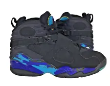 Size 8 - Jordan 8 Retro Aqua 2007 Black Purple Blue See Photos And Description