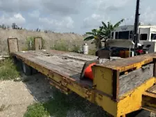 For Sale: Used 25ft Flatbed Trailer