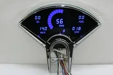 Chevy Bel Air DIGITAL DASH PANEL FOR 1955-1956 Gauges Intellitronix BLUE LEDs!!