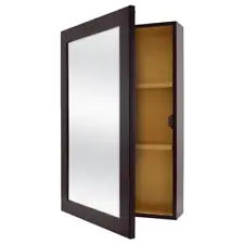 Bathroom Medicine Cabinet Framed Surface Mount Modern Fully Assembled Home Decor