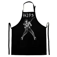 KISS The Spaceman Apron for Cooking Grilling BBQ Ace Frehley Classic Hard Rock