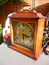 mantel clock westminster chimes rapport LONDON KEY WOUND FLOATING BALANCE