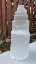 8” Selenite Peak Lamp