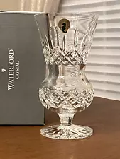 Waterford Crystal Lismore 7” Thistle Vase NEW In Box & Tags Made In Ireland