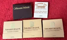 Lot of 5 Hawaiian Matchbook matches Regent Sheraton Pioneer Inn Hotel Hawaii New