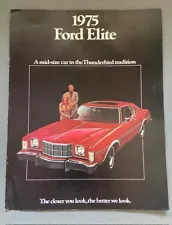 1975 Ford Torino Elite Original Car Sales Brochure Catalog