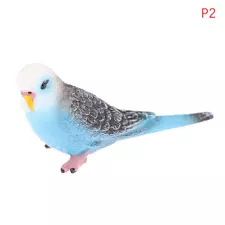 Simulation Parakeet Miniature Landscape Ornament Artificial Bird Model PrWA