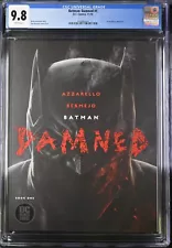 BATMAN: DAMNED # 1 CGC 9.8 (2018) 1st DC BLACK LABEL BERMEJO COVER UNCENSORED ð¥