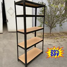 Heavy Duty 5 Shelf Steel Shelving 150*70*30 Garage Shop Storage Pantry Organizer