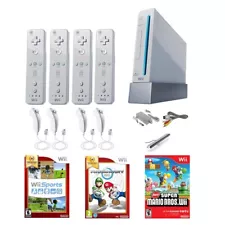 Nintendo Wii Game Console Bundle Picker ~ Mario Kart, Wii Sports, Mario Bros.