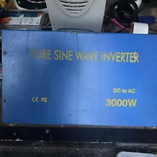 3000 watt pure sine wave inverter 12v