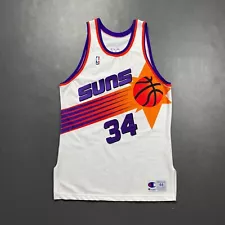 100% Authentic Charles Barkley Vintage Champion Phoenix Suns Jersey Size 44 L